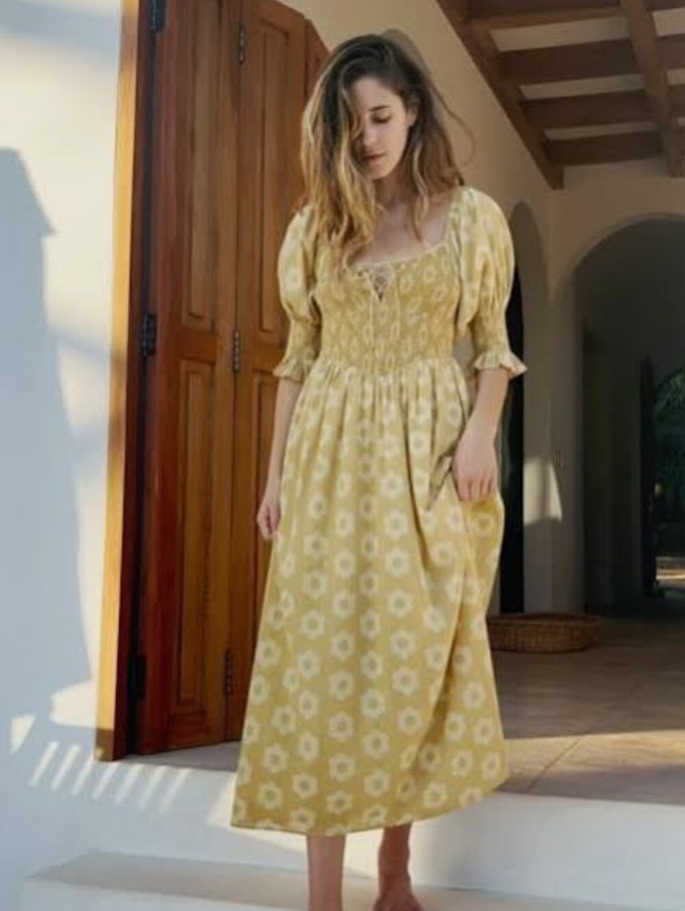 Christy Dawn Madison Dress Faded Sunshine Daisy
